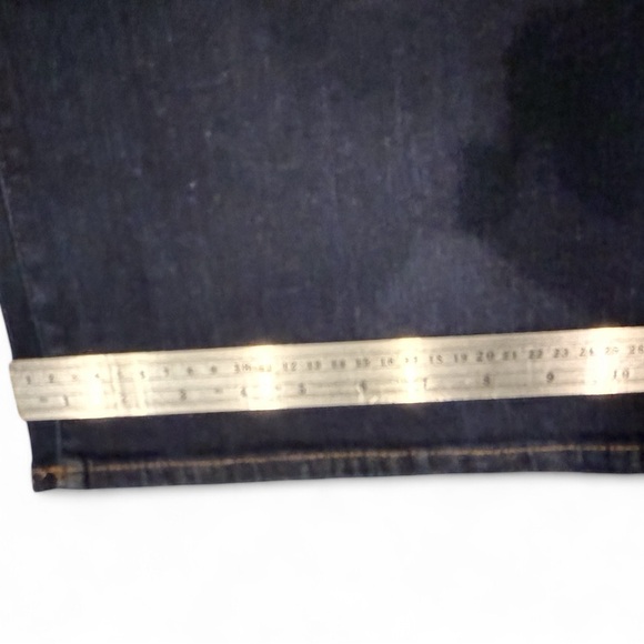 CHICOS Pull-On Boot-Cut Jeans US Size 20R (Chicos Size 4R) NWT Dark Blue - Picture 7 of 7